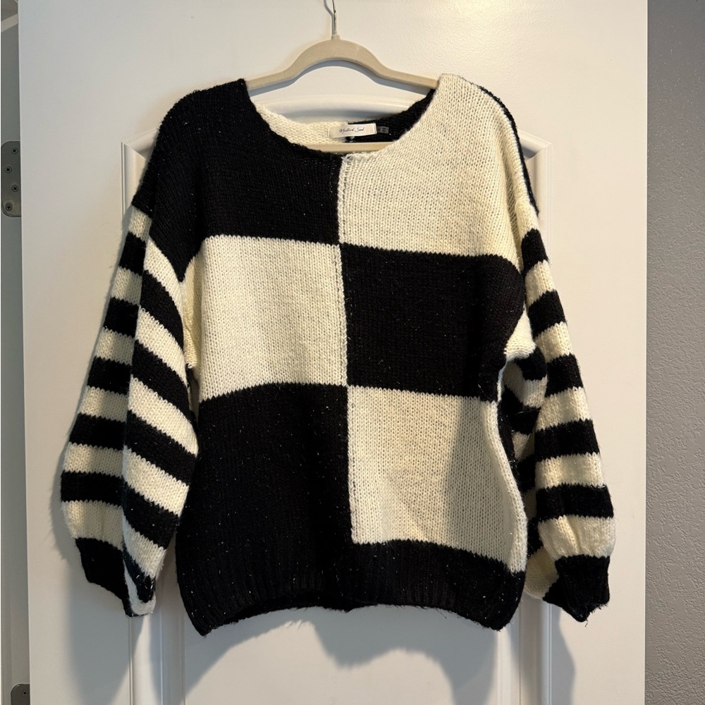 Black and White Sweater